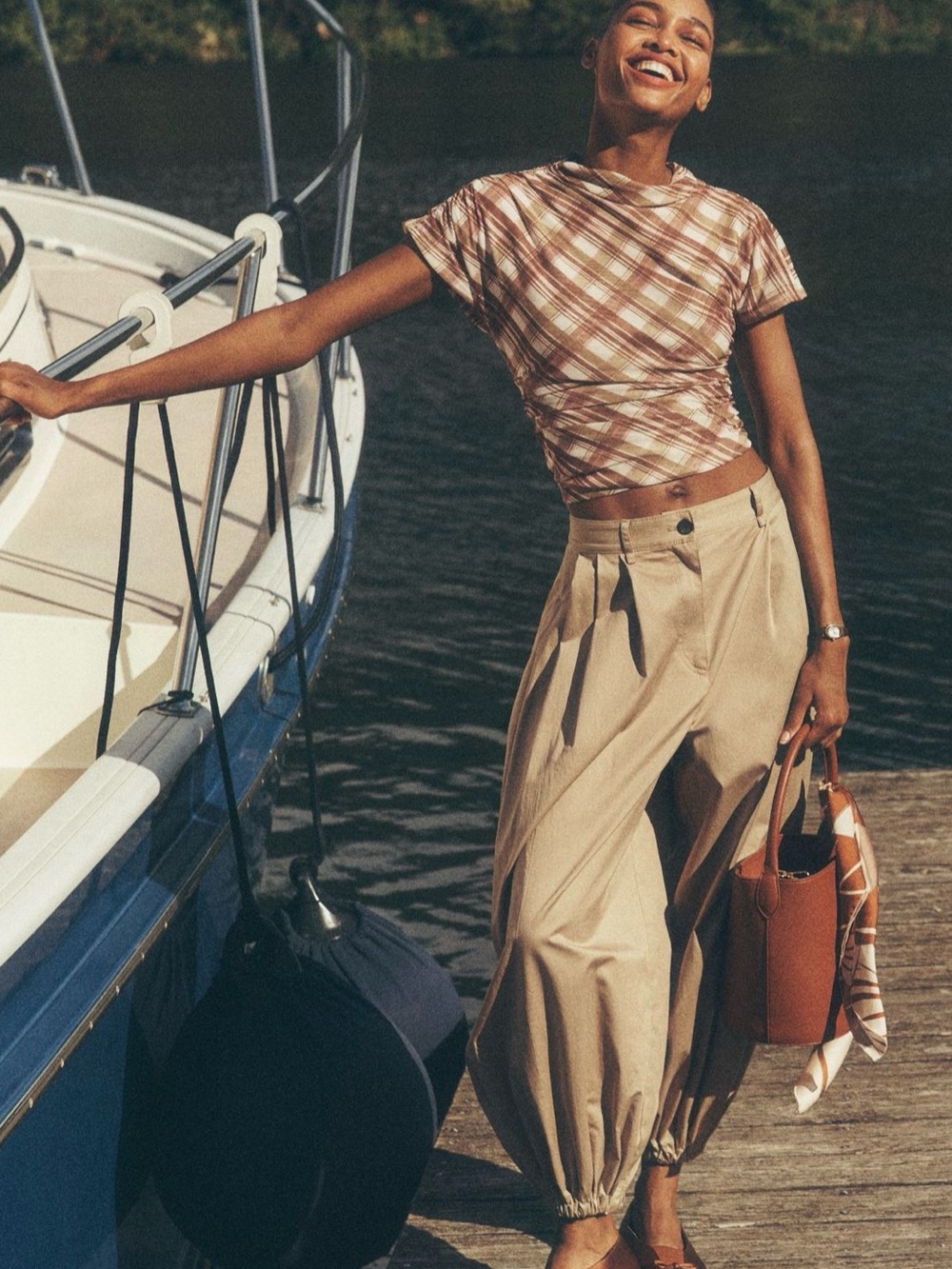 Maeve Faux Leather Bucket Bag - Picture 2 of 11